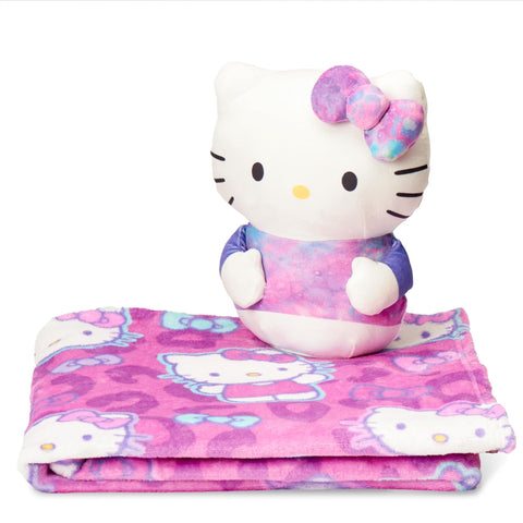Northwest Hello Kitty blanket throw with a soft, cozy surface for relaxing nights.