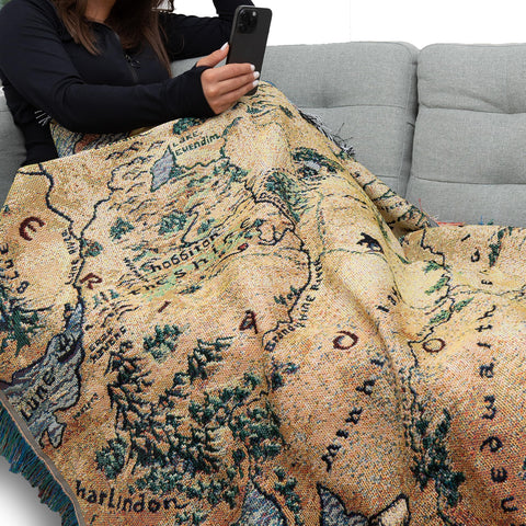 Northwest easy-care throw is machine washable for simple upkeep.