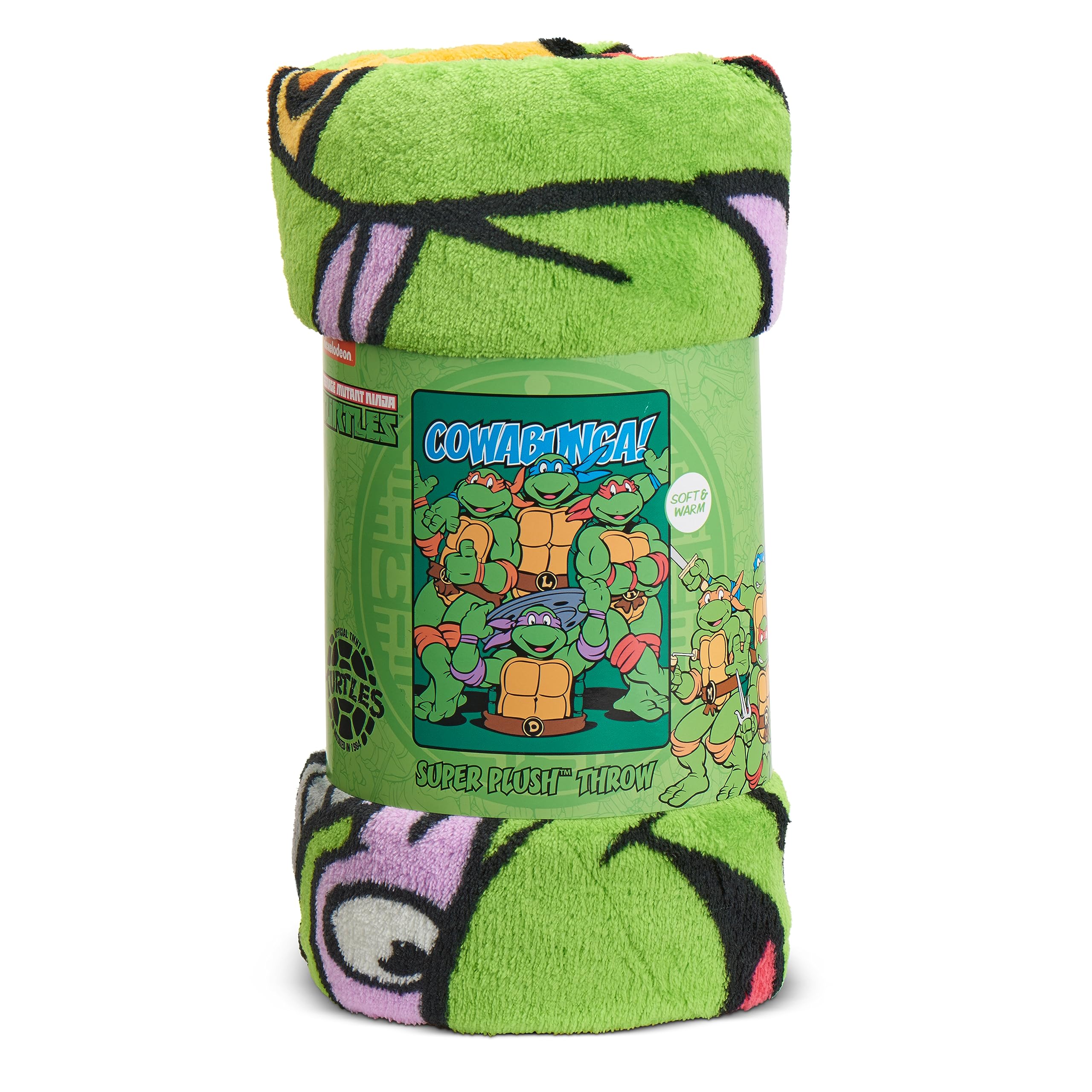 Northwest officially licensed TMNT throw for authentic fan display