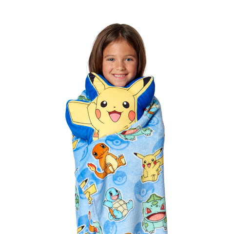 Northwest Pikachu hugger pillow adds playful comfort to sofa or bed.