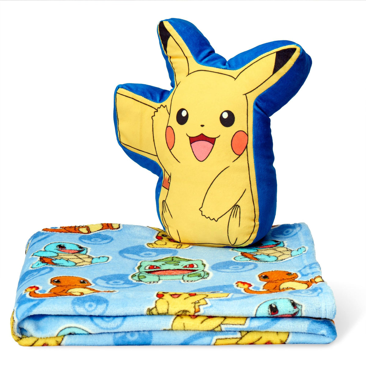 Northwest Pikachu Silk Touch Throw displays a bright Pokémon pattern for cozy nights.