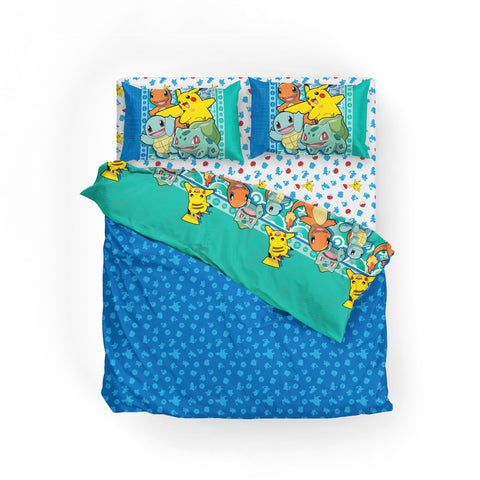 Northwest Pokemon First Starters Squirtle design creates cheerful sleep space