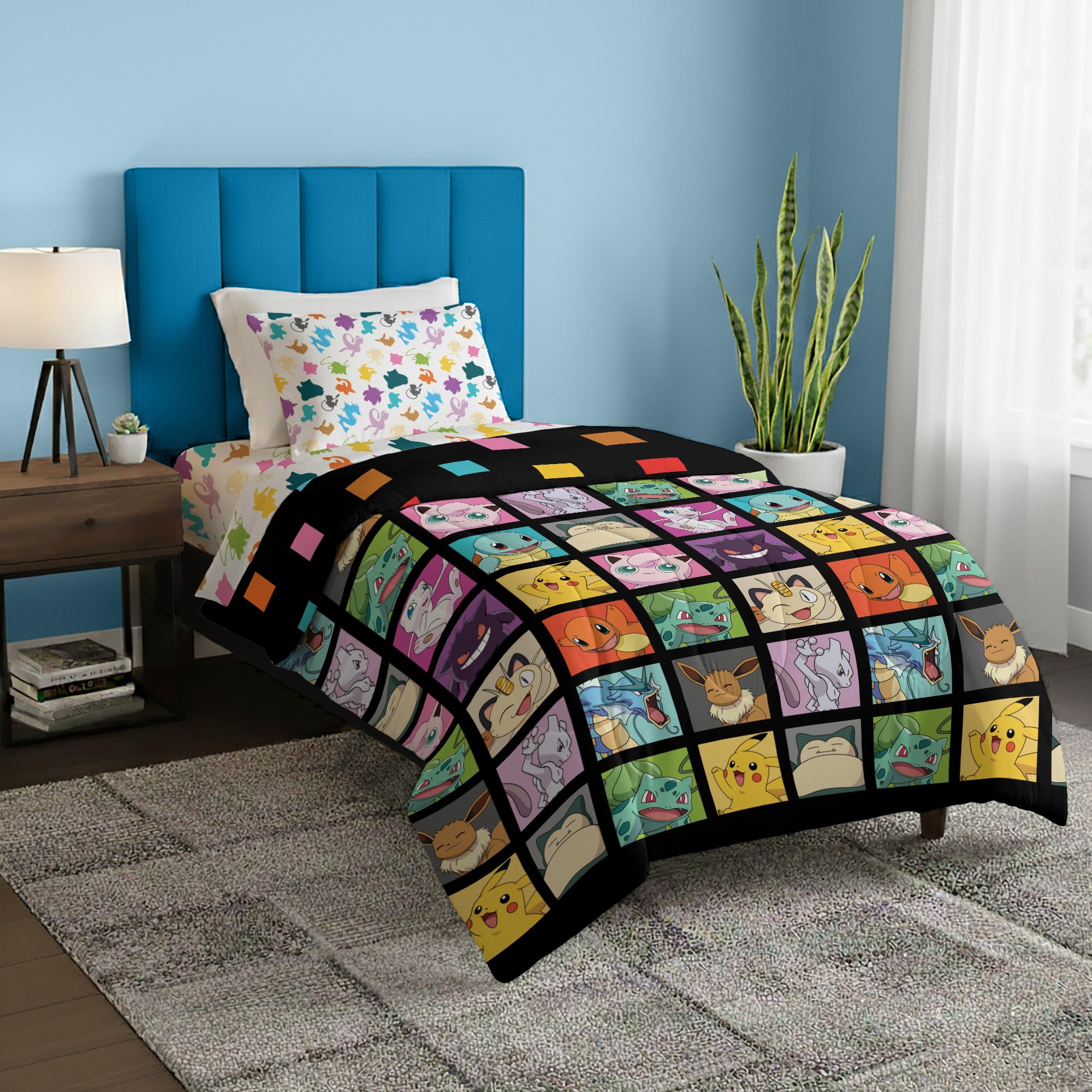 Northwest Pokemon Kanto Favorites comforter pattern for vibrant kids' room decor