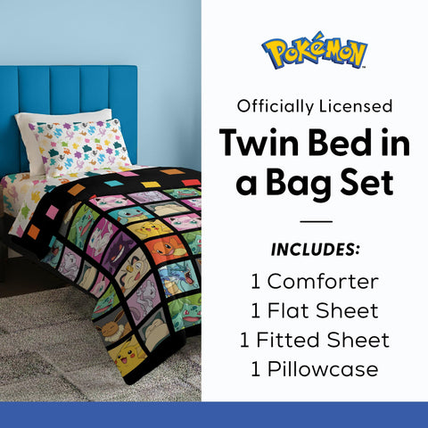 Northwest Pokemon Kanto Favorites pillowcase coordinates with the full set for a cohesive look night after night