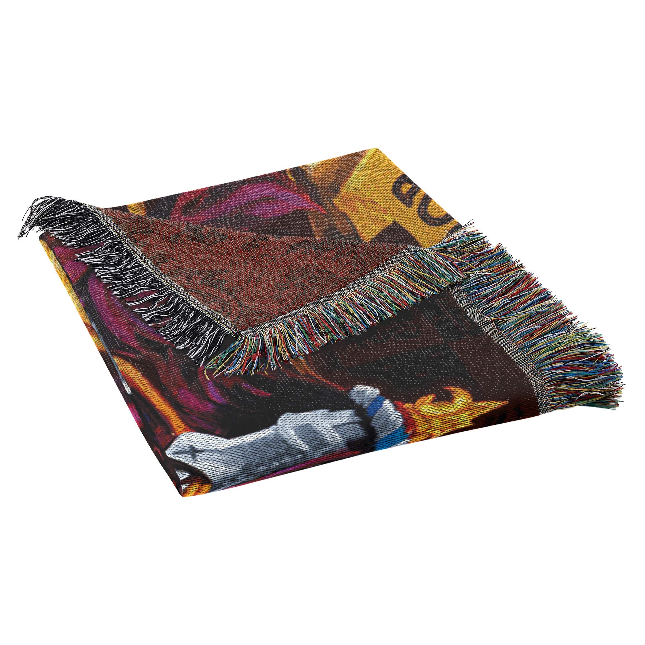 Soft polyester fabric of Northwest blanket feels luxurious and warm for relaxing evenings.