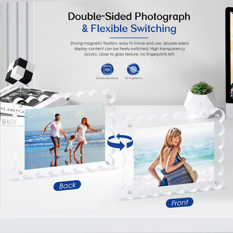 Novacrylion 2Pack UV-protected acrylic protects photos from fading.