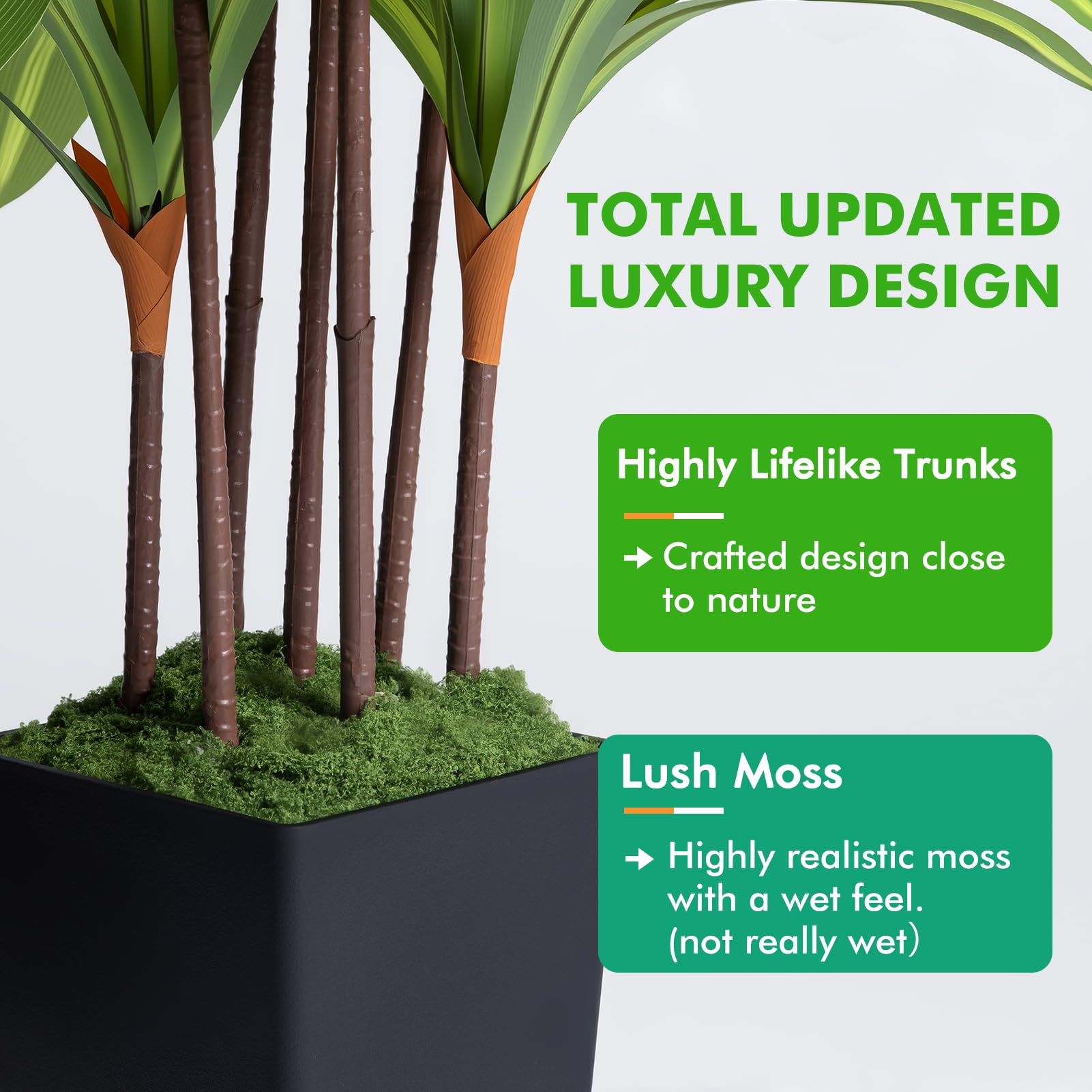 NOVAROOT stunning corner decor that hides unsightly areas while staying lush year-round.
