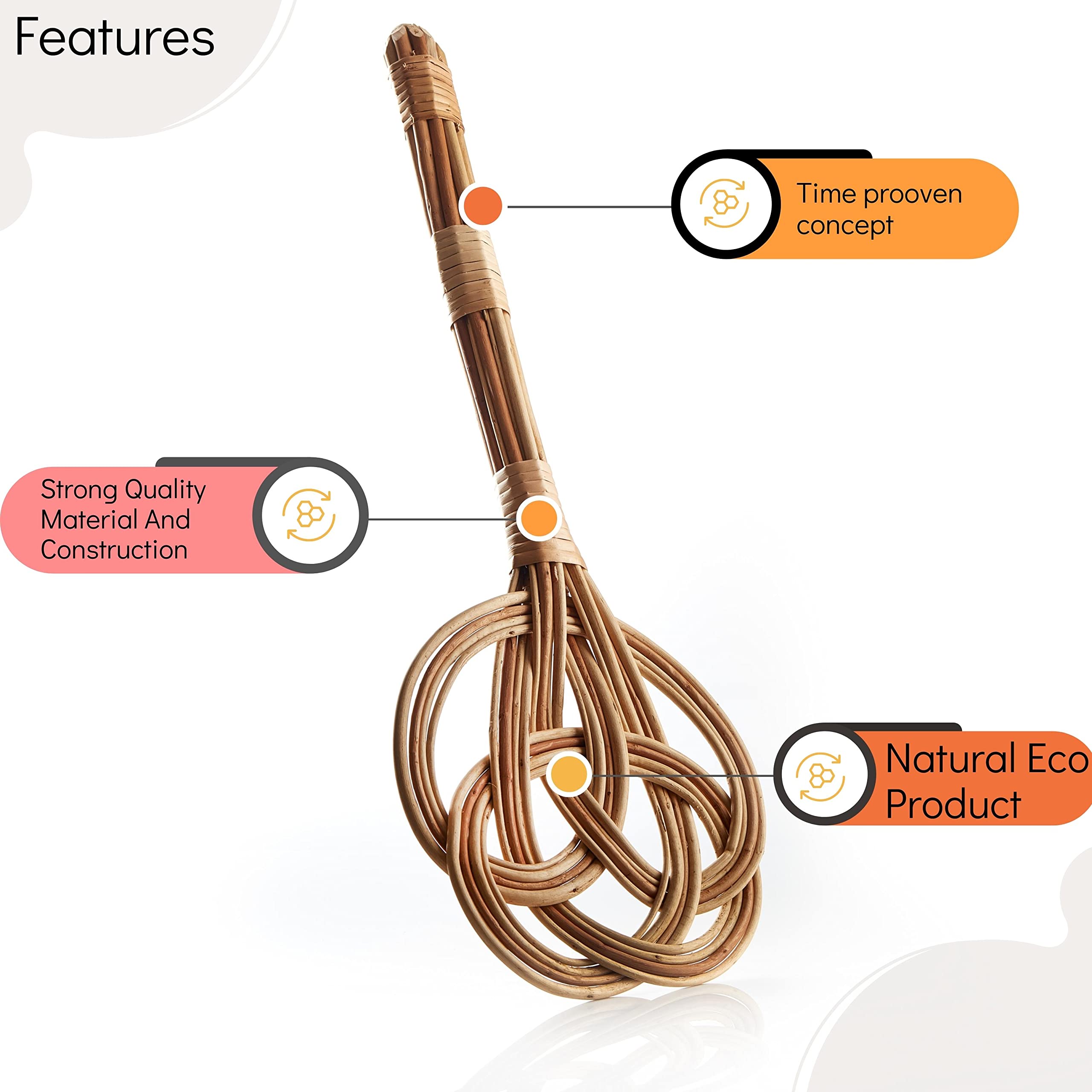 NOVECRAFTO wall-display rug beater shown as decorative storage and tool