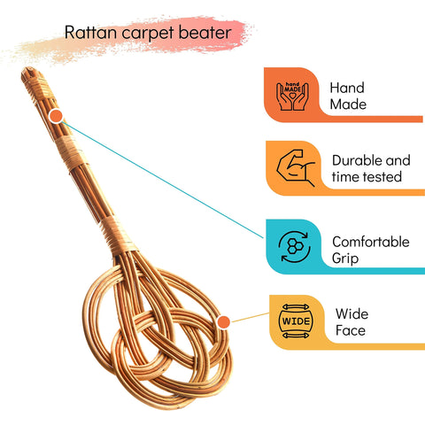 NOVECRAFTO wide-paddle beater covers more rug area for faster cleaning