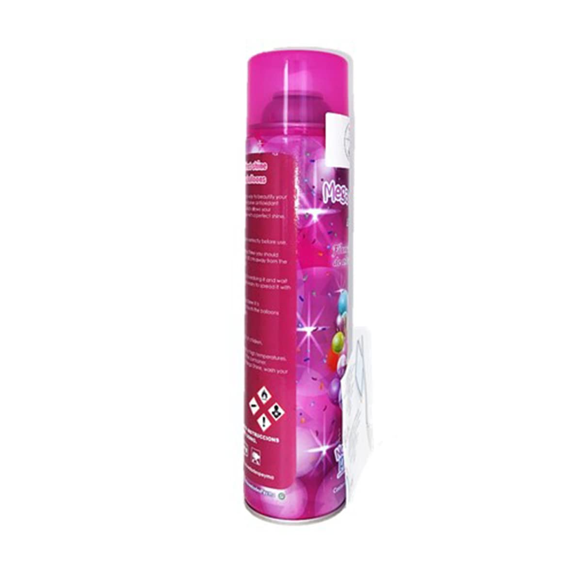 Decorated balloons with Mega Shine delivering a vibrant gloss.