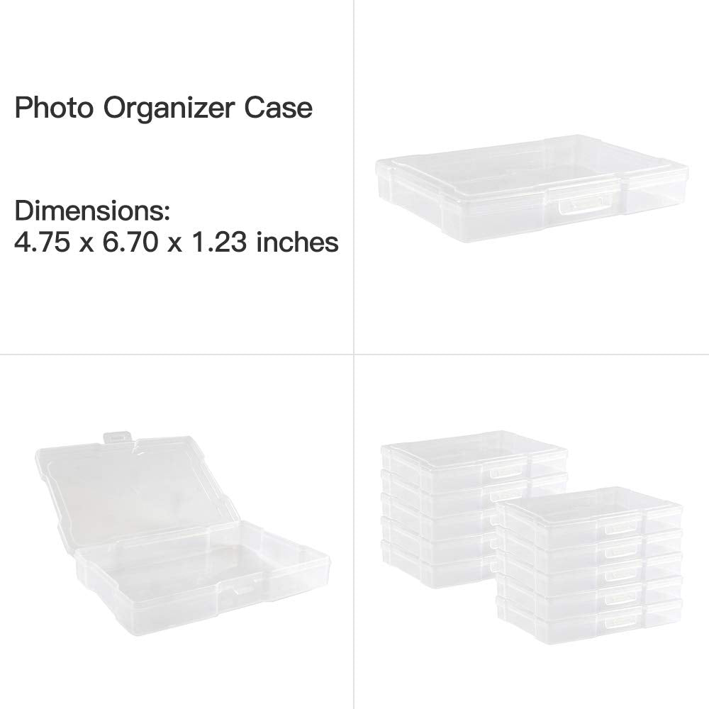 novelinks 16 inner photo cases assembled, organized storage for 1,600 photos
