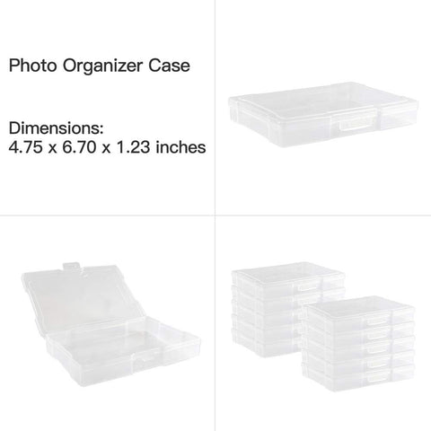 novelinks 16 inner photo cases assembled, organized storage for 1,600 photos