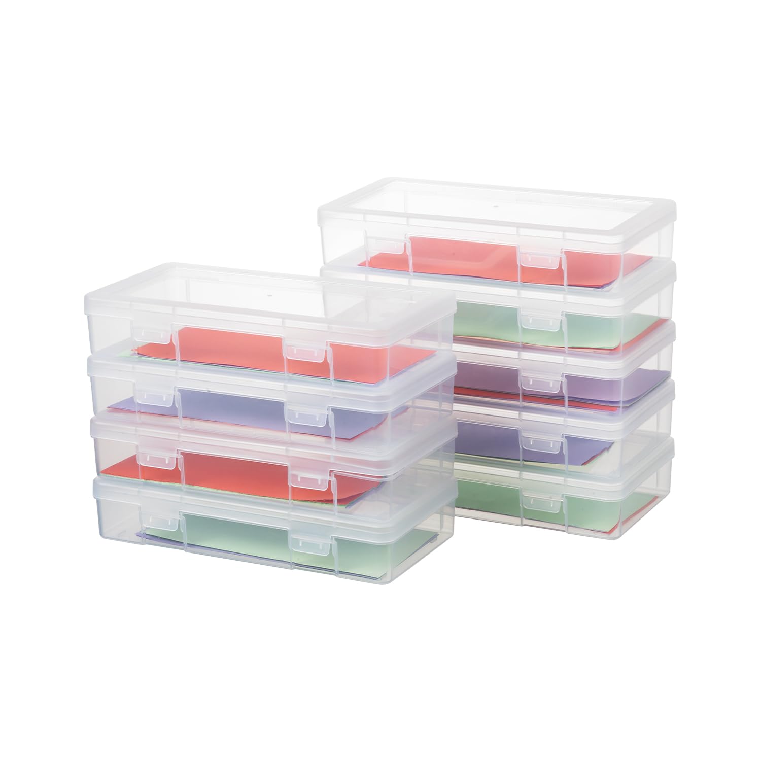 novelinks clear storage box small view for quick organization