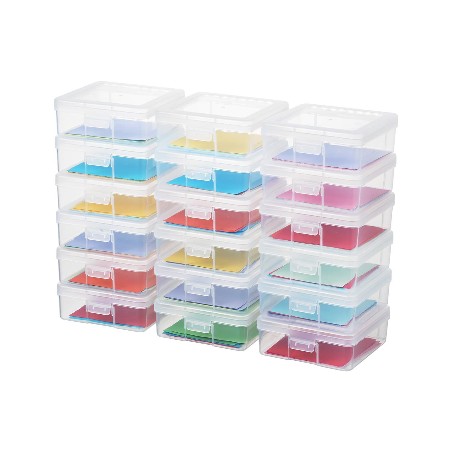 novelinks clear storage container small beads shows beads organized and accessible