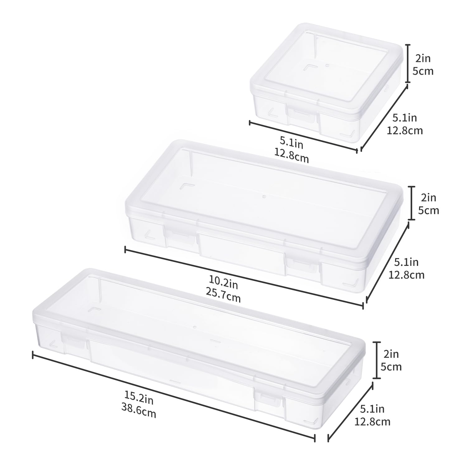 Novelinks clear storage large box suitable for board games and bulk supplies.