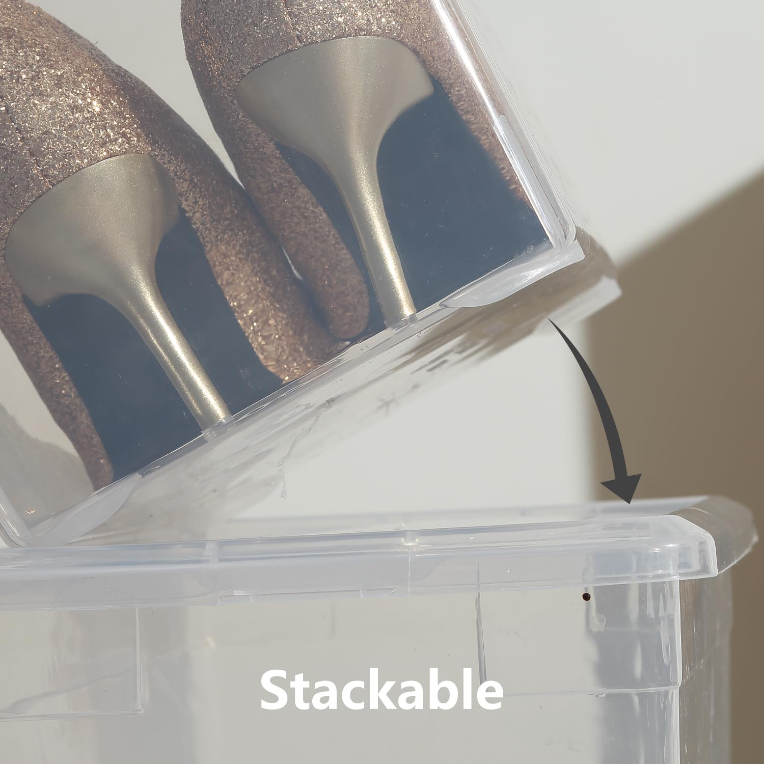 novelinks nestable-bin minimizes clutter when not in use.