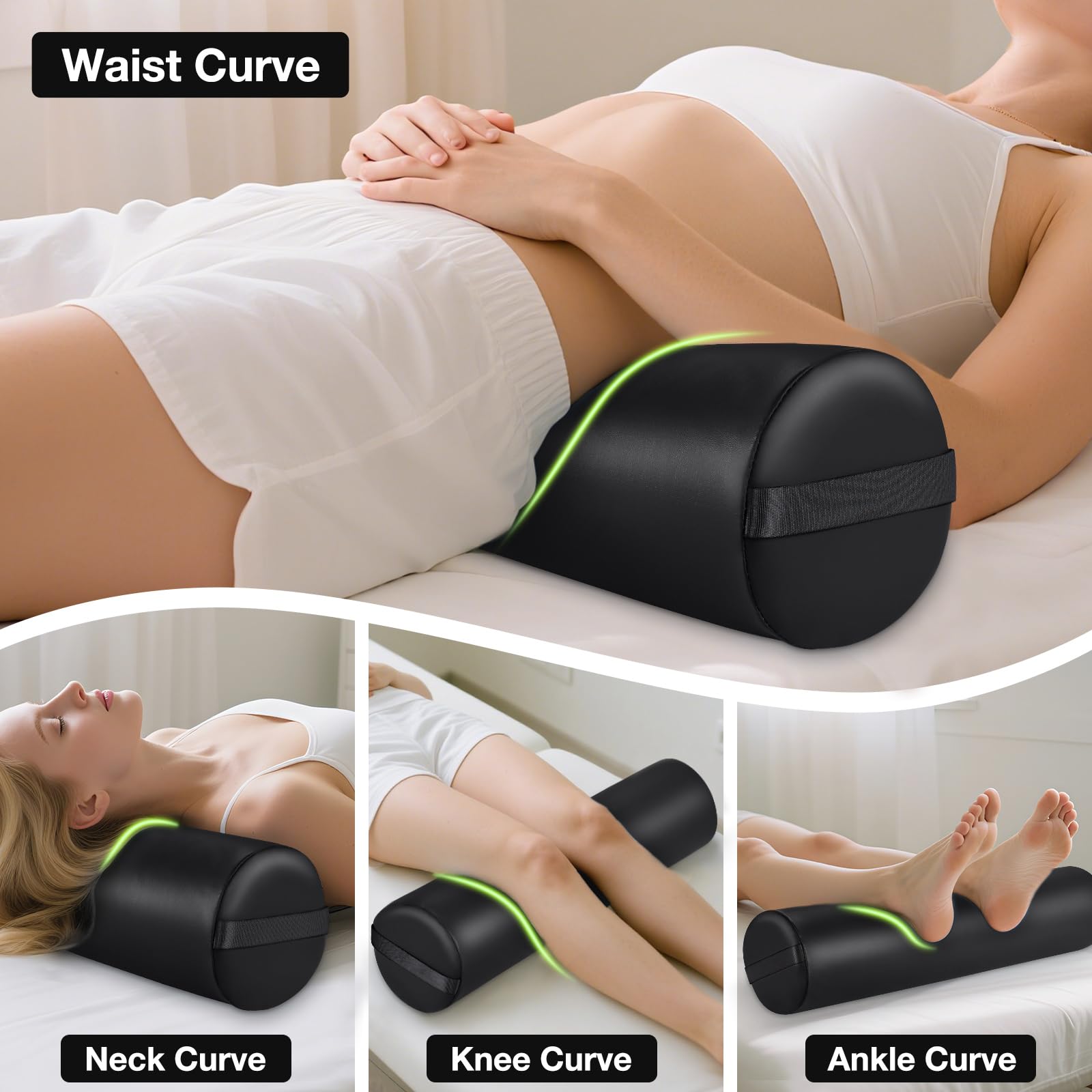 Noverlife anti-sag design bolster maintains shape during longer appointments