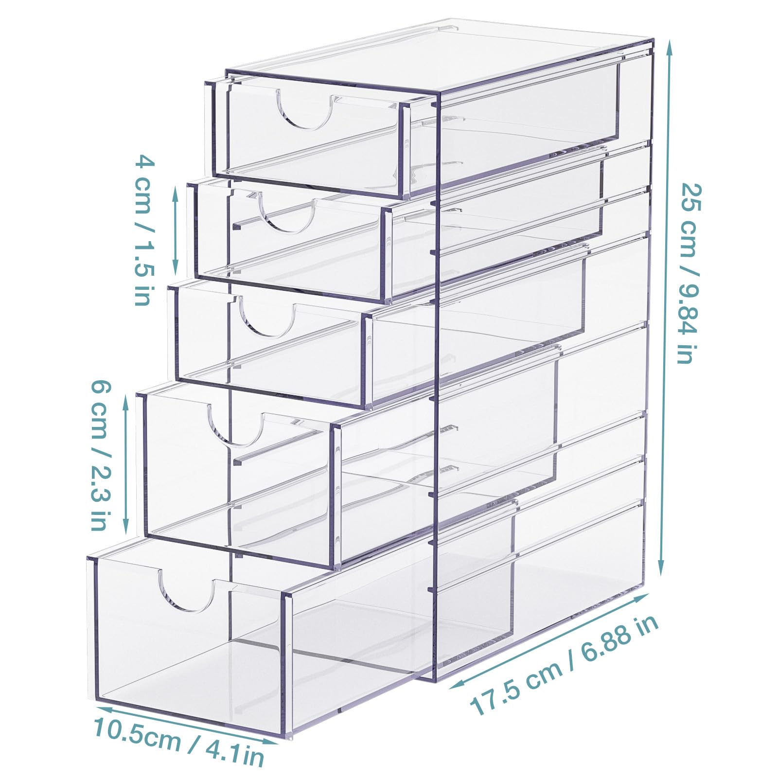 Noverlife Hair accessory organizer on a dresser with tidy display