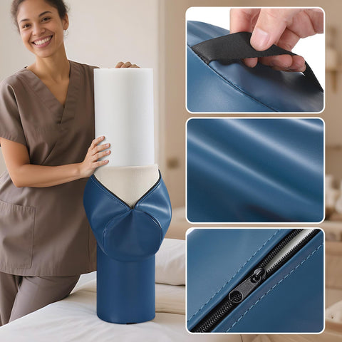 Noverlife bolster pillow interior foam benefits from quick-recovery technology under pressure