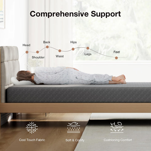 Novilla airflow foam layer shows breathable design for cooler nights.