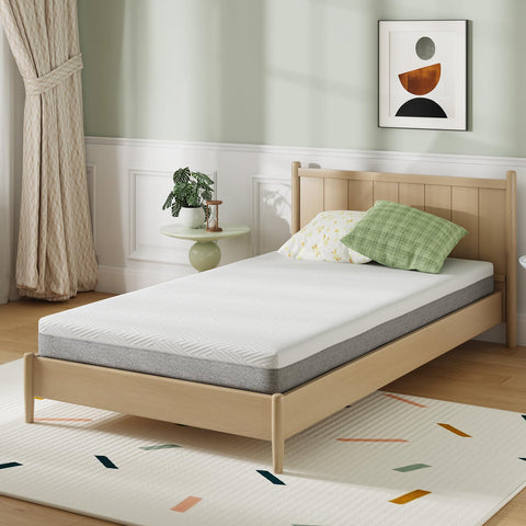 Novilla gel-infused memory foam layer delivers cooling and body contouring support.