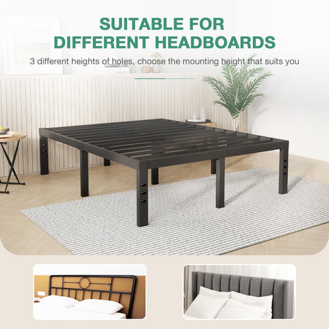 Novilla heavy-duty frame supports up to 1200 pounds.