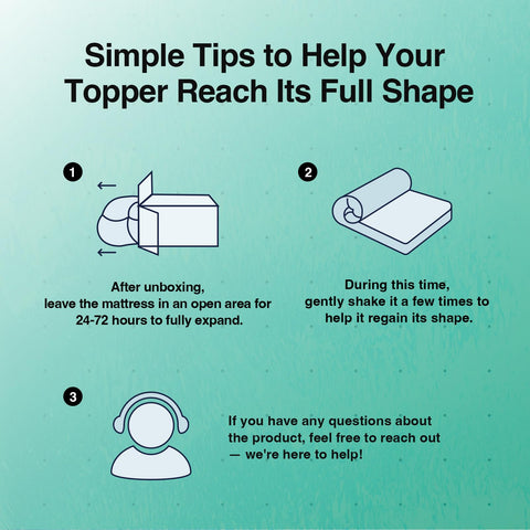 Novilla king topper in a dorm room setup boosts sleep comfort.