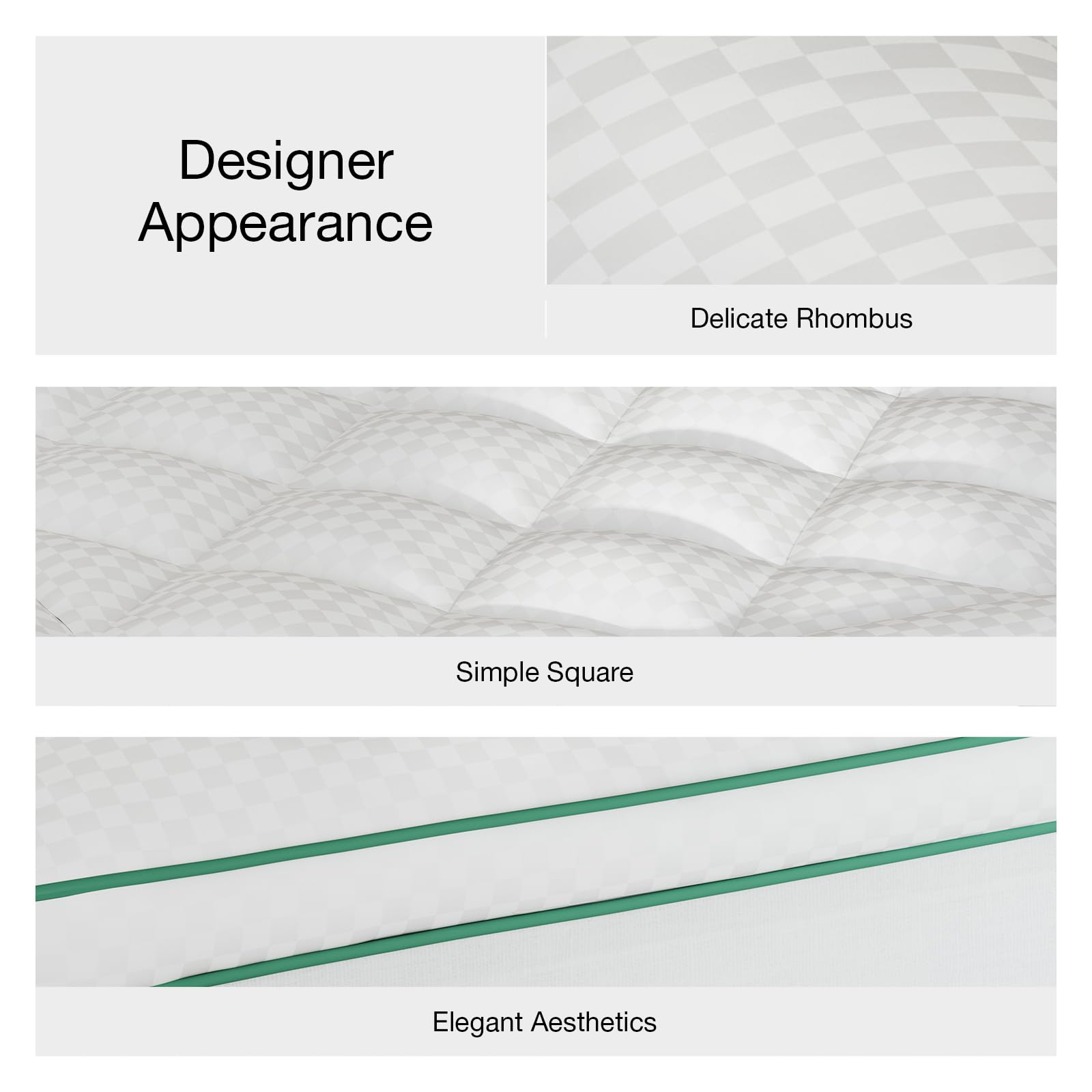 Novilla King Topper is machine washable for easy care and maintenance.