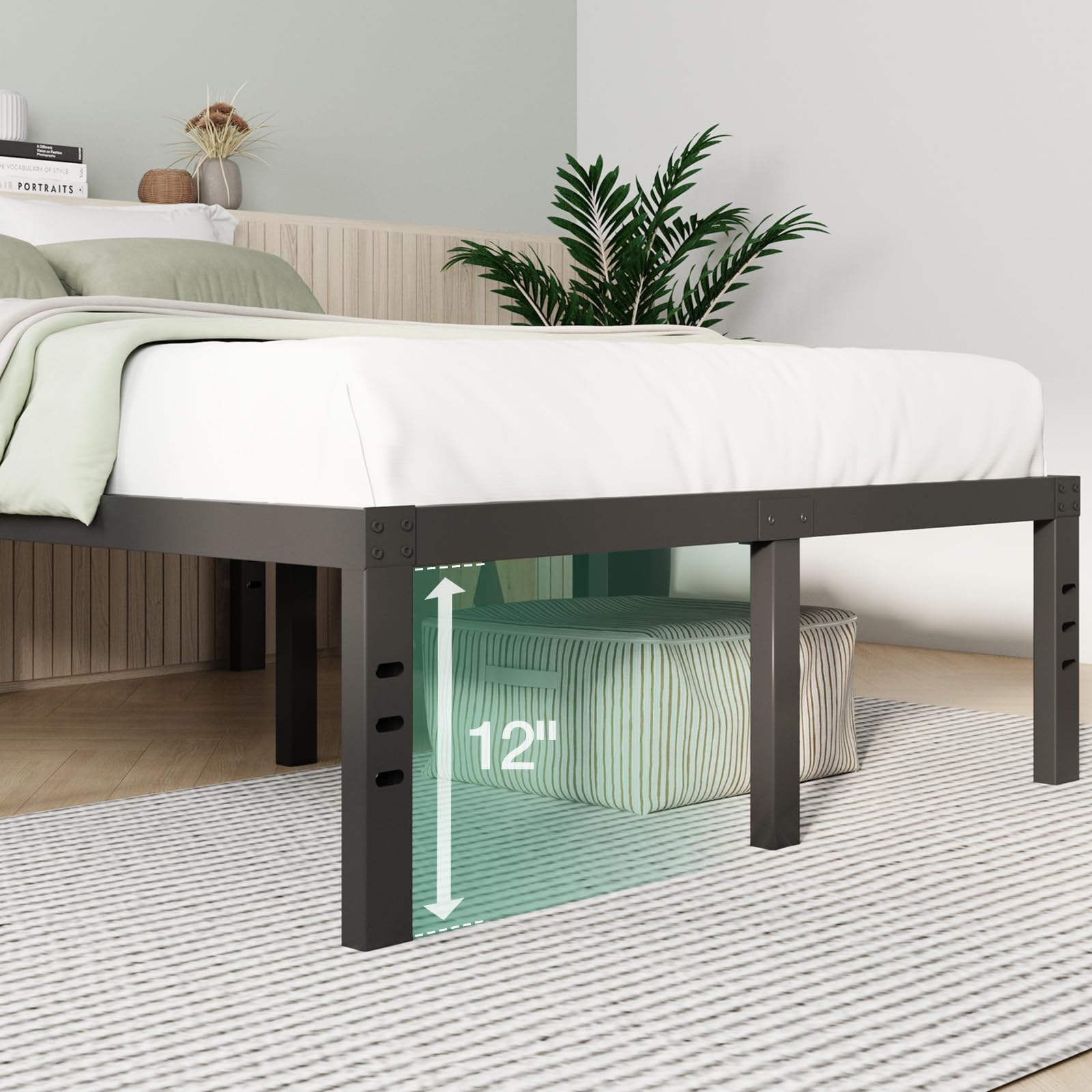 Novilla bed frame uses EVA foam strips for quieter nights.