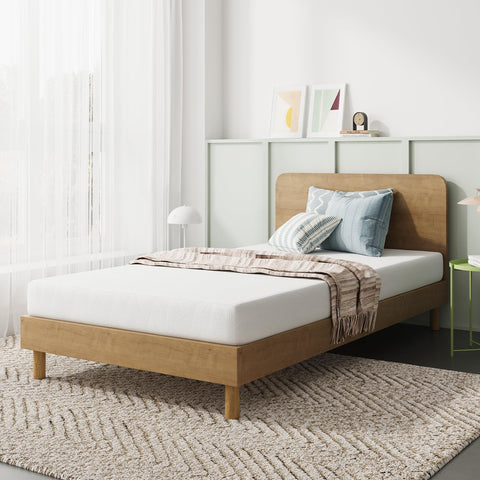 Novilla queen mattress in box arrives vacuum-sealed for easy delivery.
