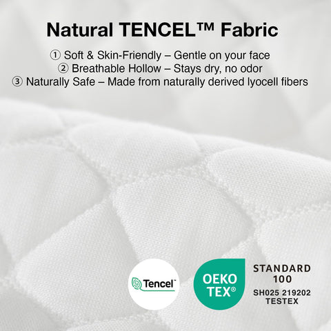 Novilla Tencel side sleeper pillow queen size fits standard beds.