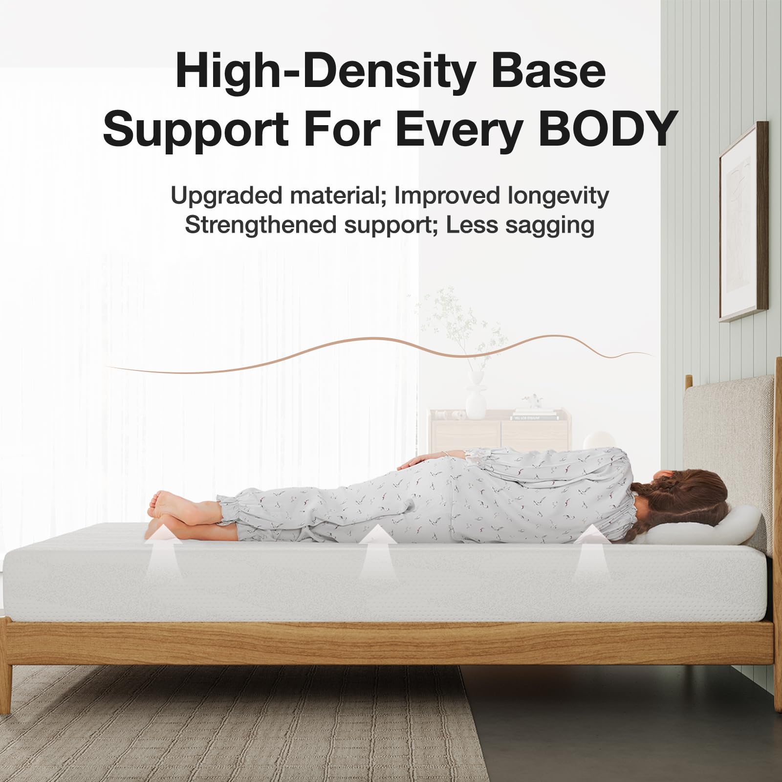 Odor and moisture absorption features keep the sleep space fresh.