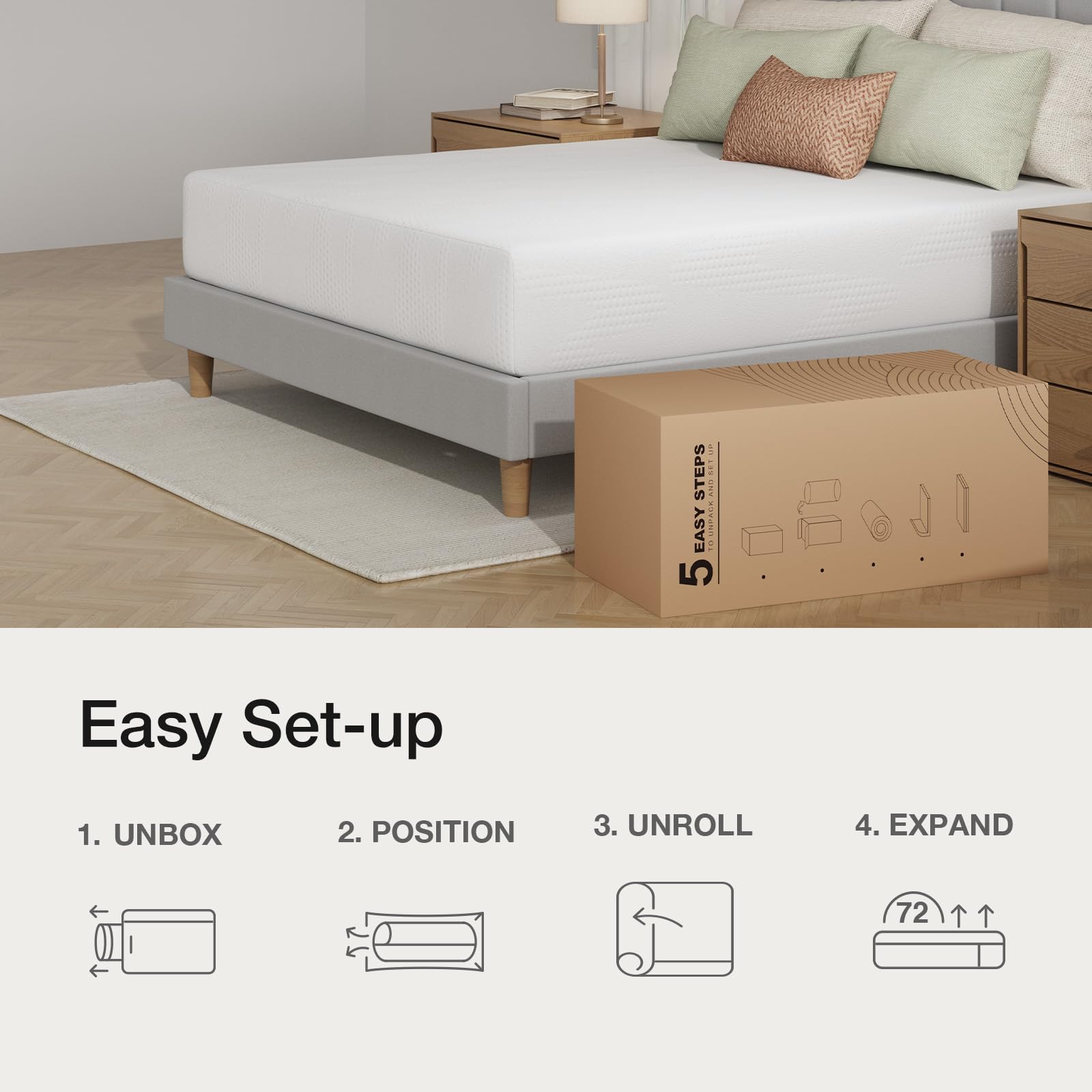 Novilla healthy sleep environment promotes hygienic, comfortable nights.