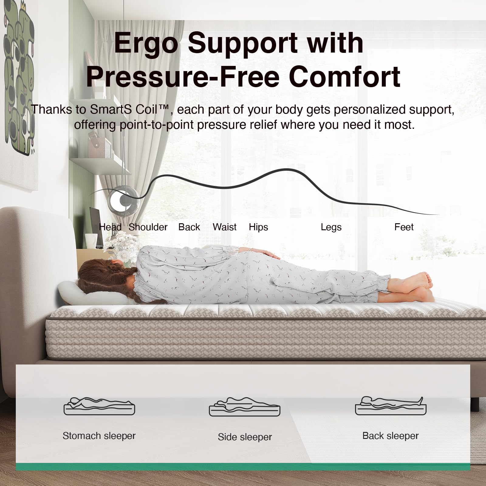 Novilla CertiPUR-US foam ensures a safe sleep environment