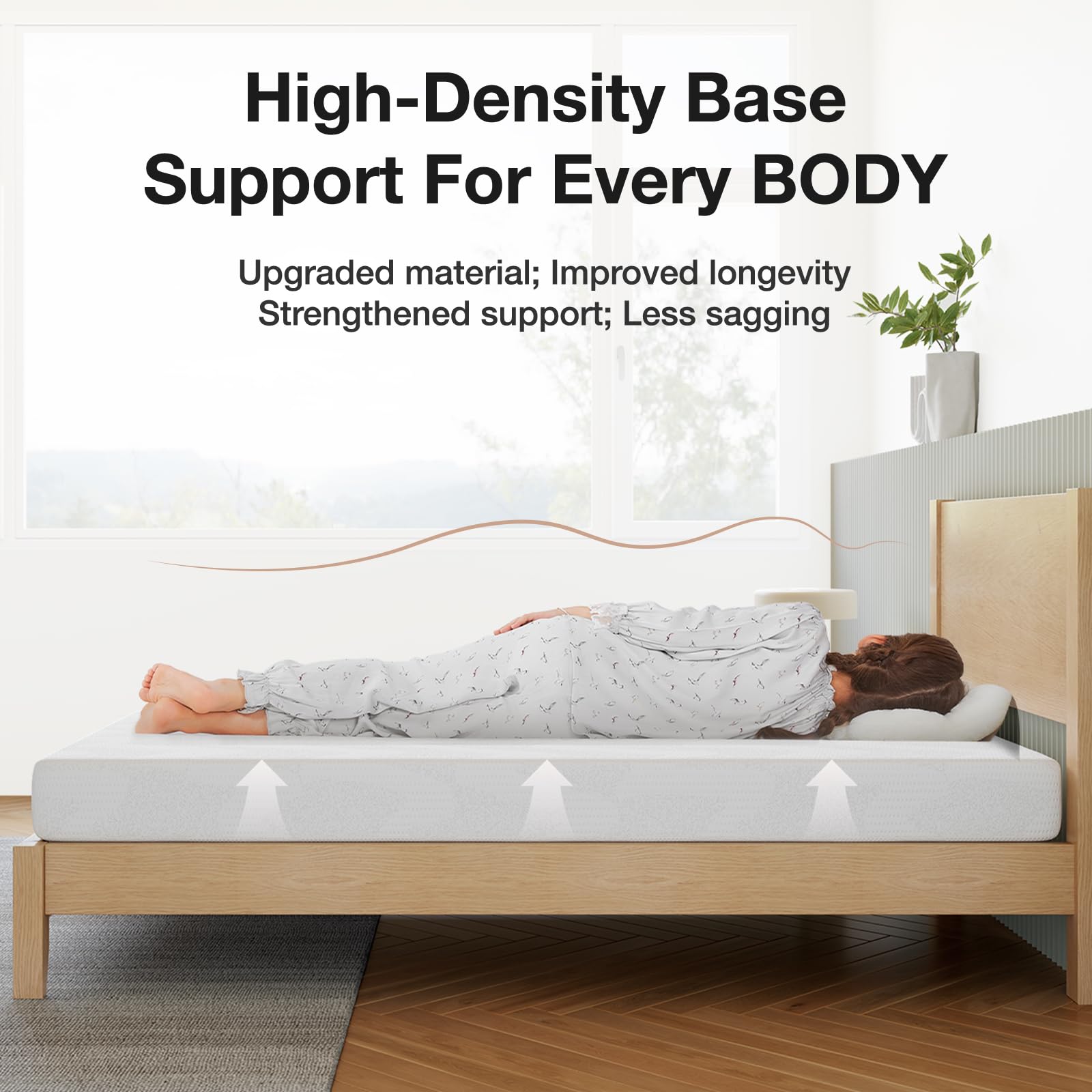 Novilla in-a-box mattress ships vacuum-sealed for easy setup