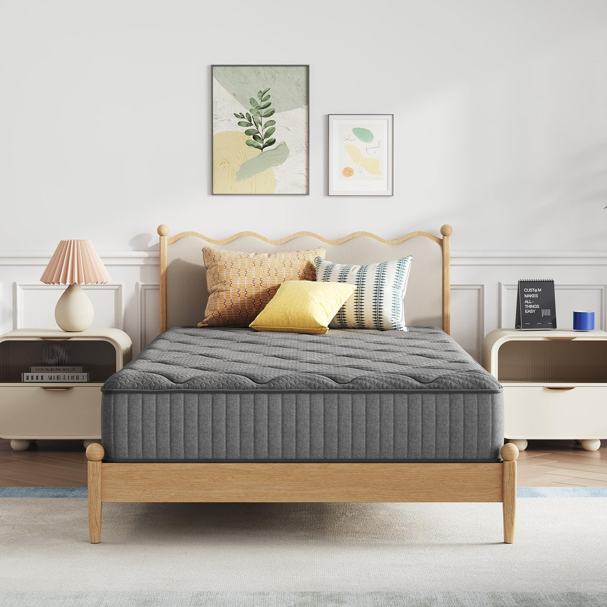 Novilla Twin Kids Mattress with cooling gel foam top for comfortable sleep