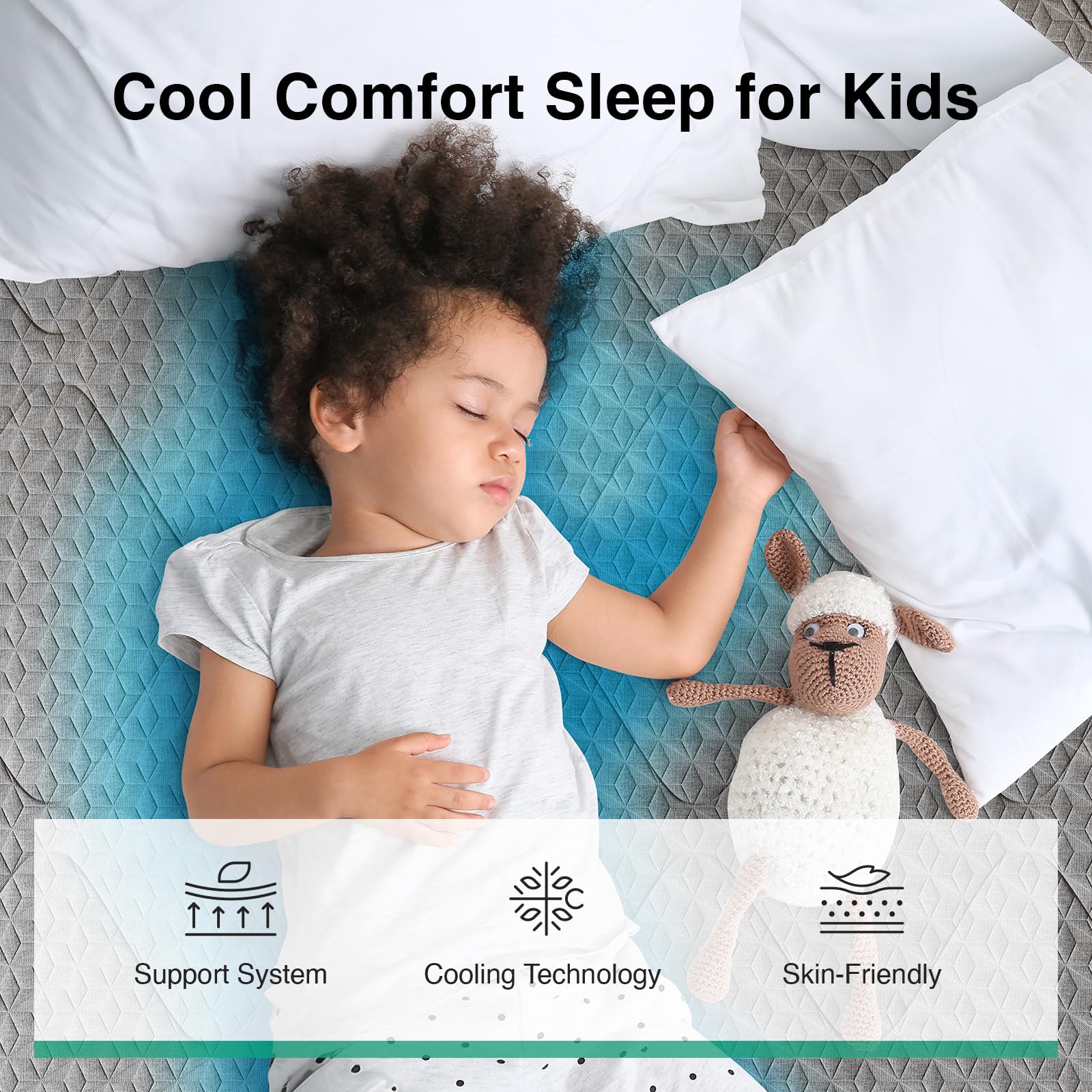 Novilla Twin Kids Mattress ships in a box for easy transport