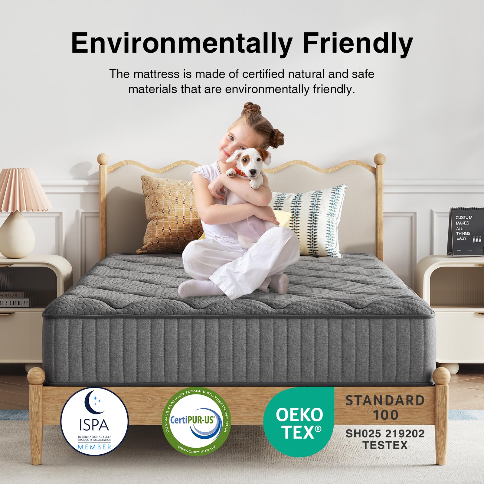 Novilla Twin Kids Mattress minimizes motion transfer for undisturbed sleep