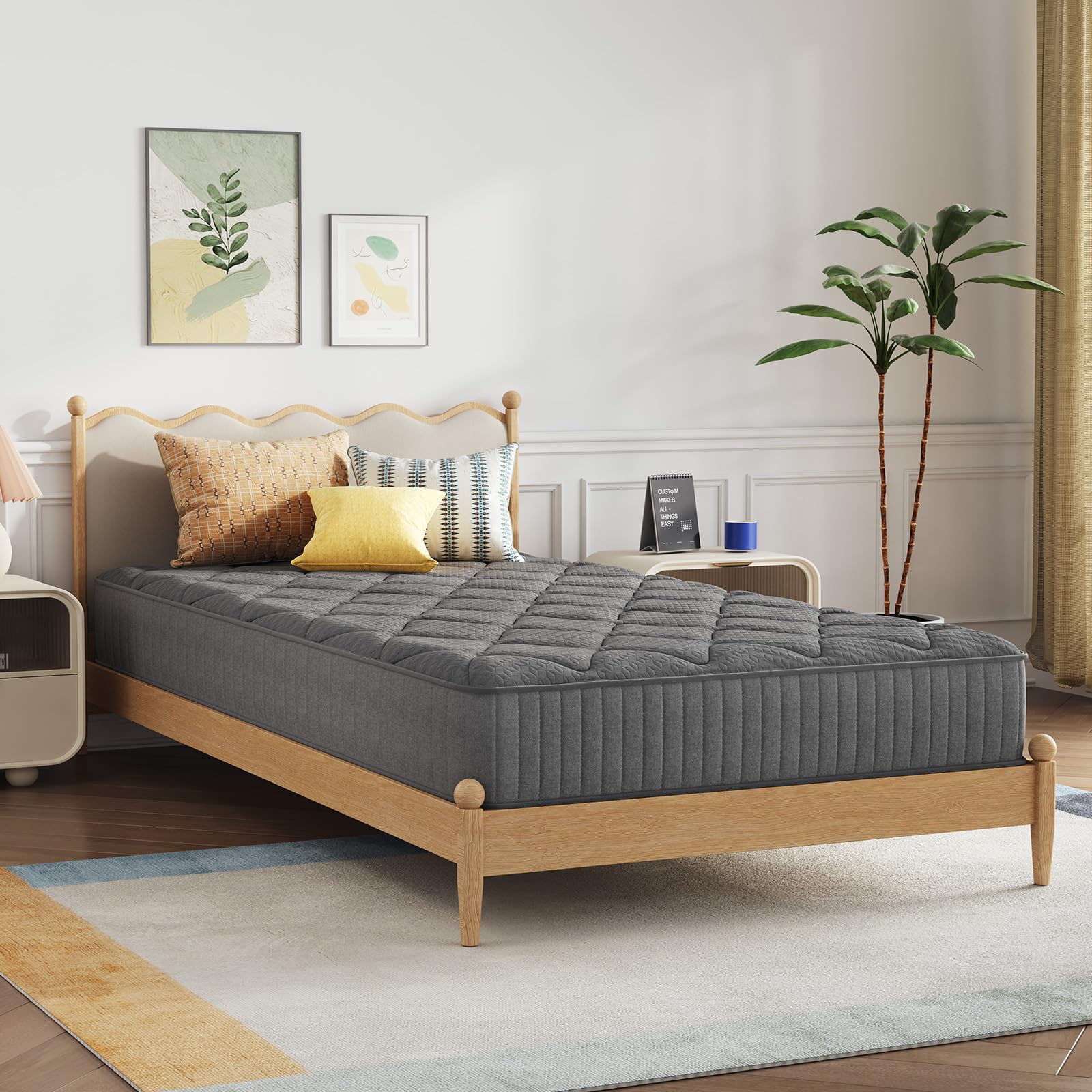 Novilla Twin Kids Mattress transition foam layer supports stability