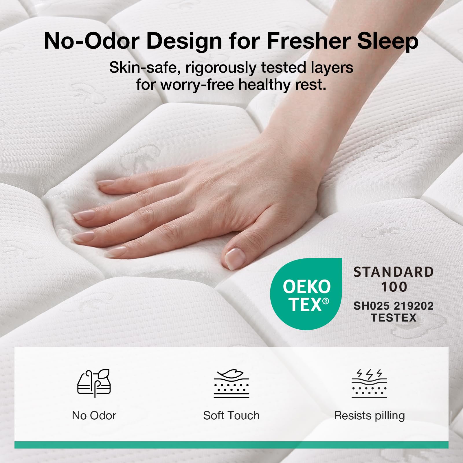 Novilla twin mattress in youth room setup demonstrating versatile sleeping space