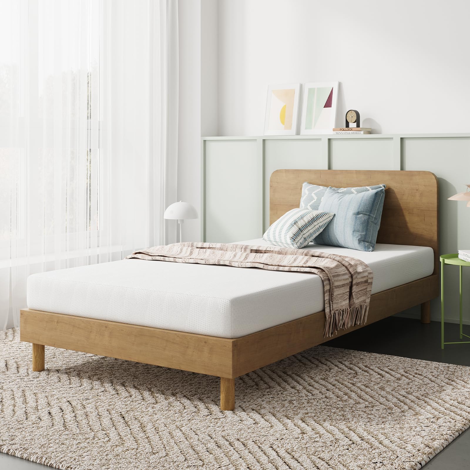 Novilla Twin XL mattress in a box ready for easy setup and cooling night sleep.