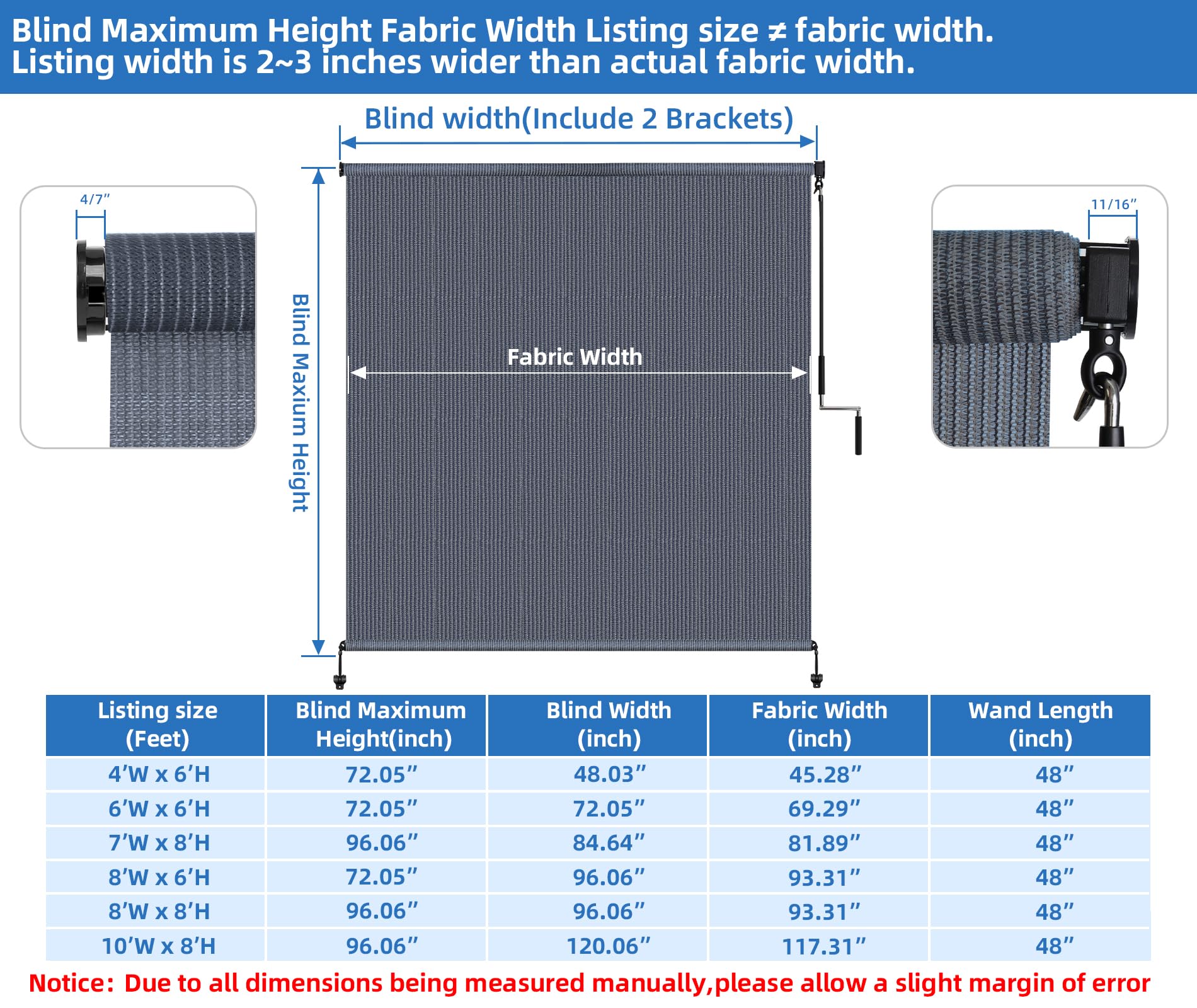NOVINO Patio Shade Roll Up sun-blocking effect reduces glare outdoors.