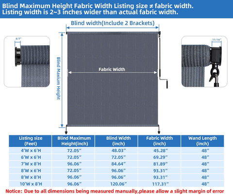 NOVINO Patio Shade Roll Up sun-blocking effect reduces glare outdoors.