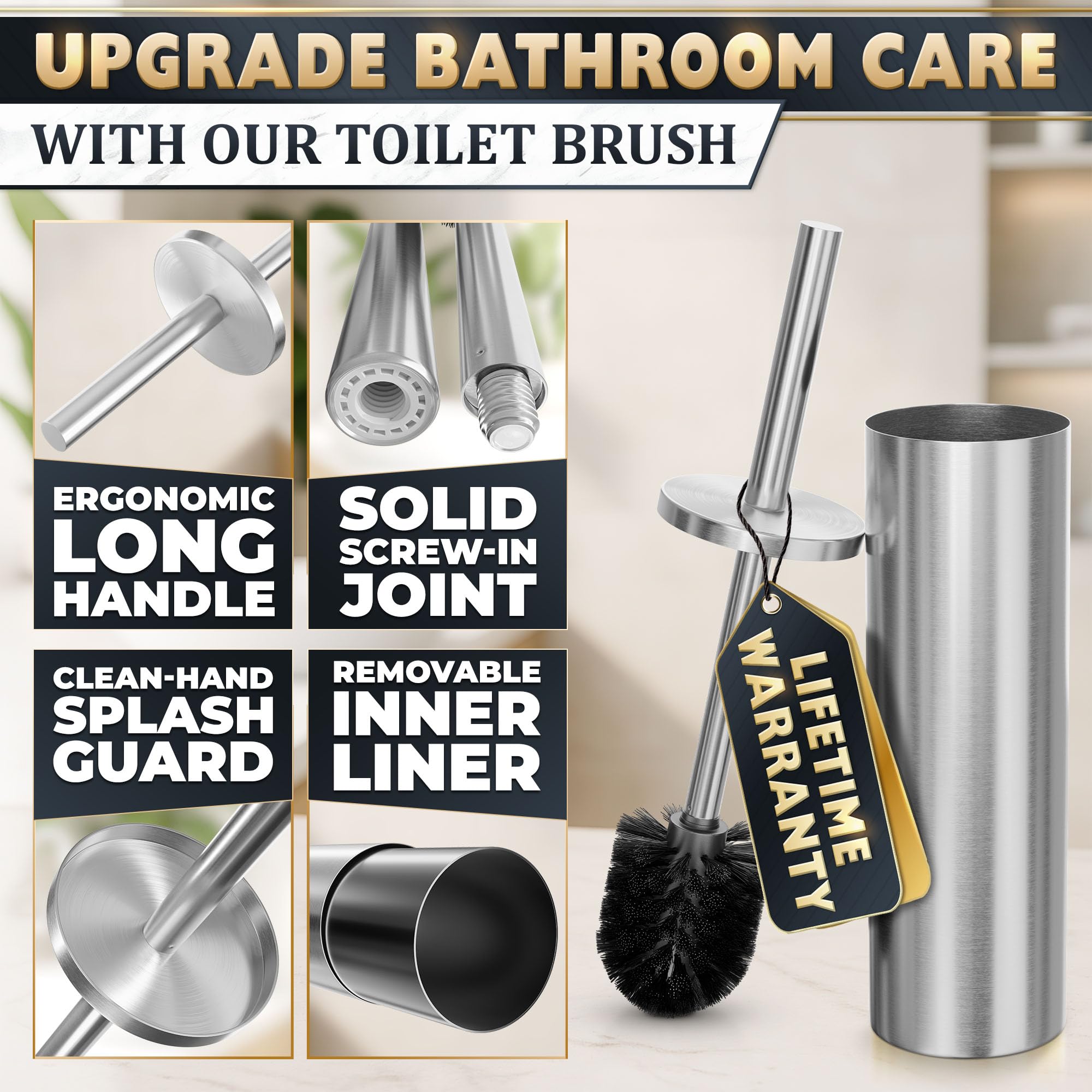 Novsix compact holder fits small bathrooms without crowding