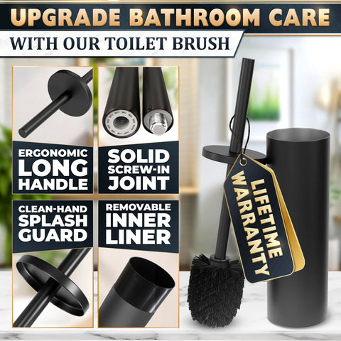 Novsix stainless steel brush and holder for durability