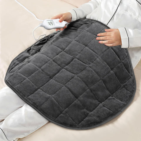 NOWWISH weighted heating pad exterior view showing portable design for easy home use