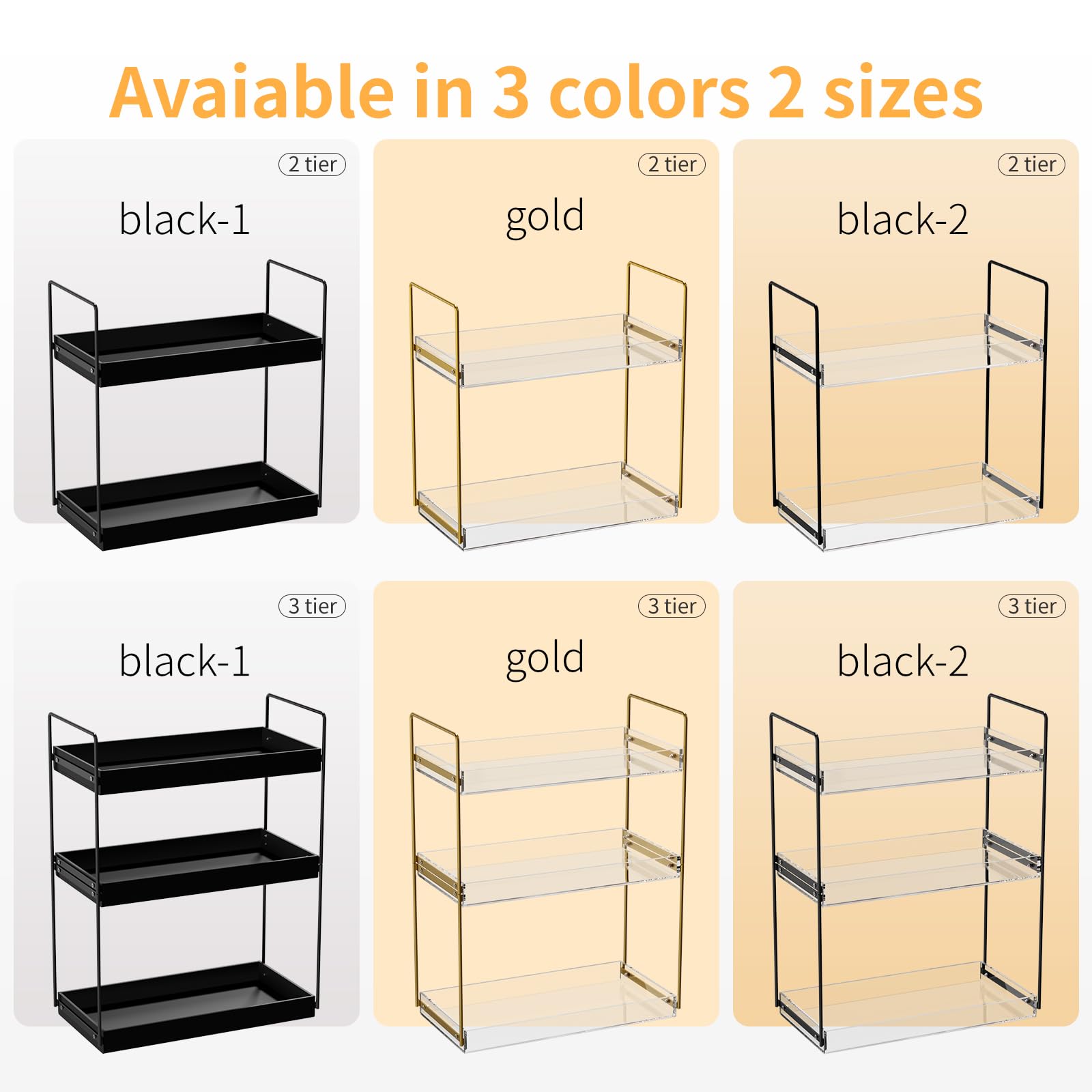 NPPLUS multipurpose rack in gold adds organized elegance to any room.