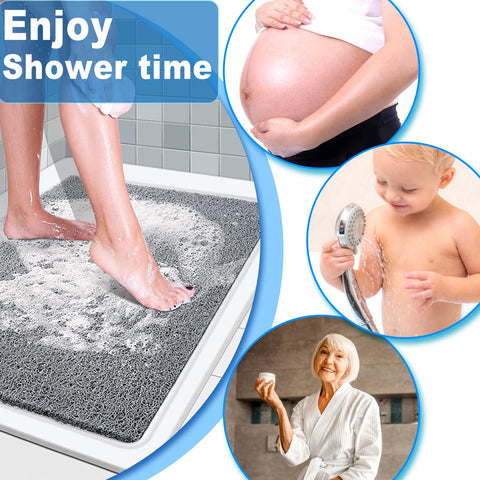 NQWei Easy Clean Bath Mat is simple to rinse and air dry