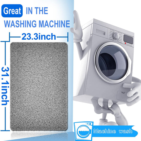 NQWei Loofah Bath Mat texture for gentle exfoliation and quick drying