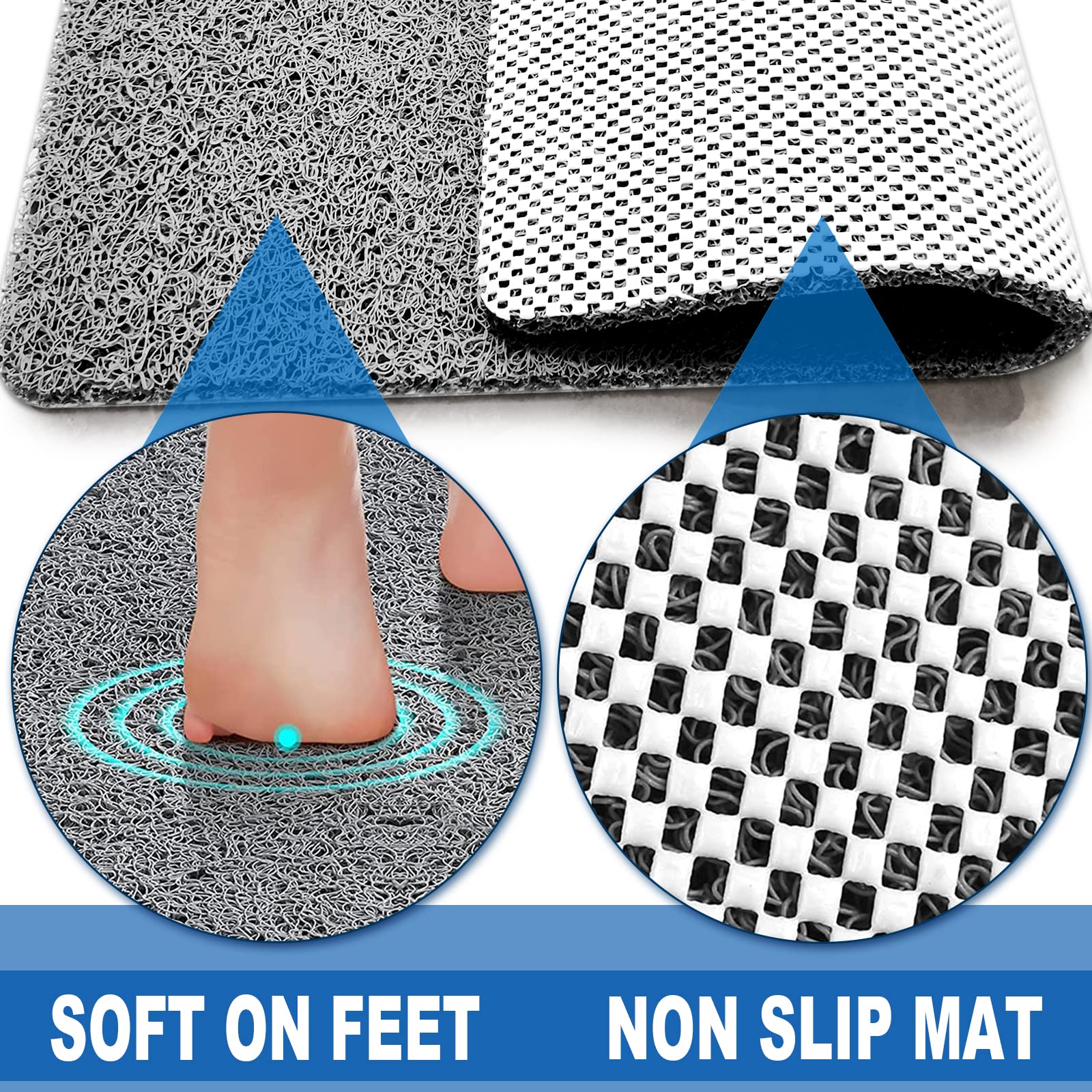 NQWei Drainage Hole Mat promotes fast water drainage and clean drying